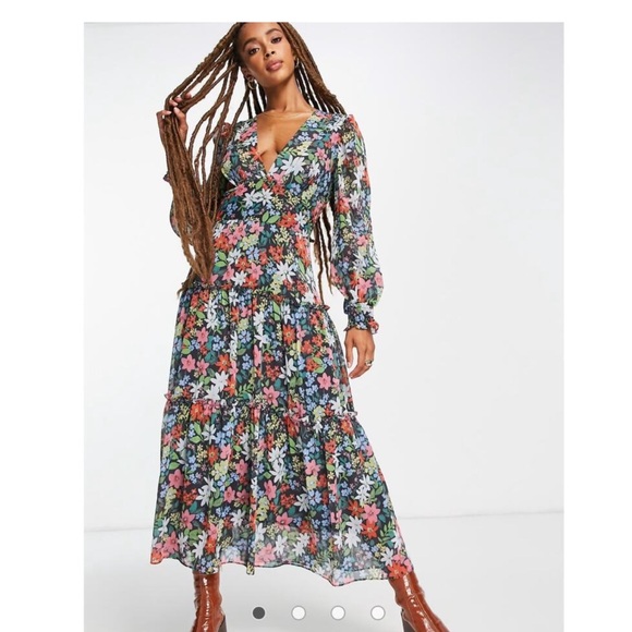 Topshop Dresses & Skirts - Top shop floral dress Sz 14